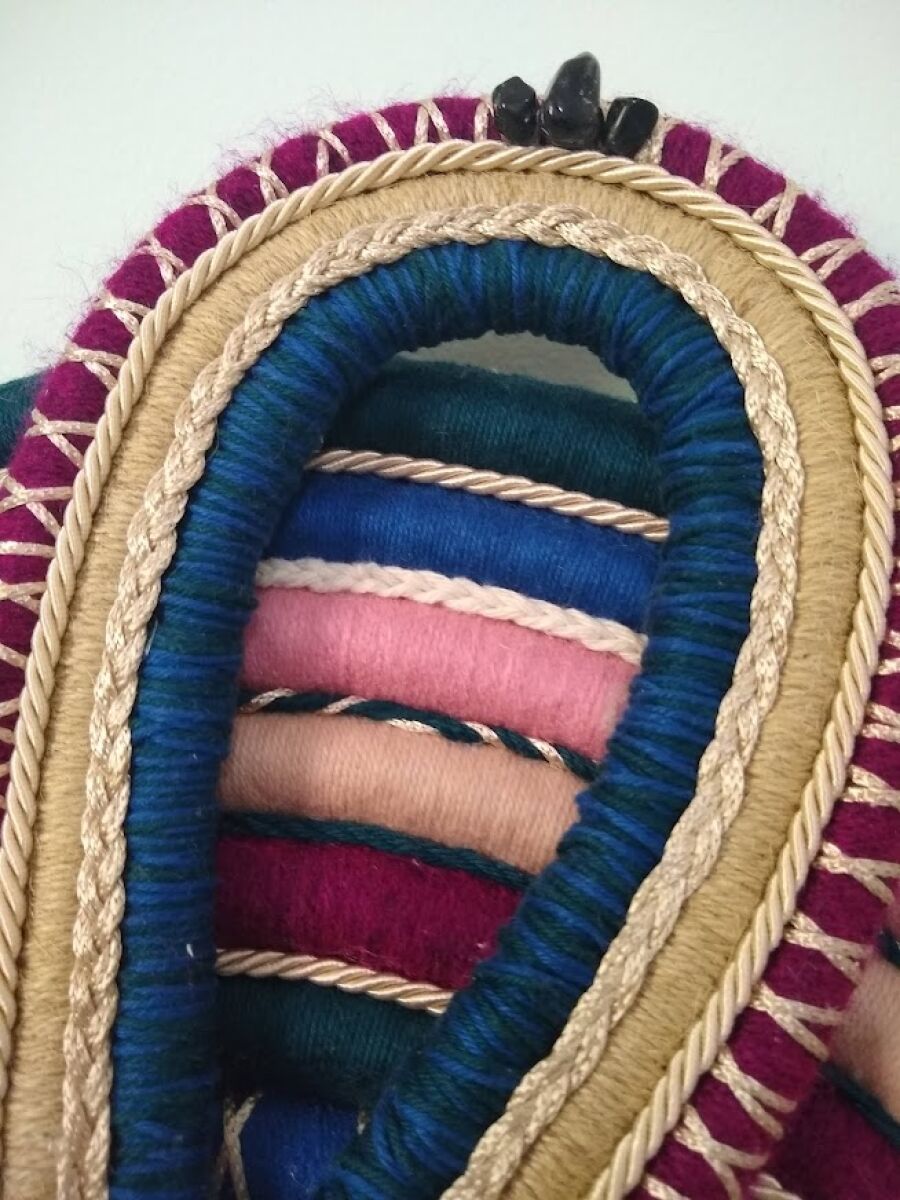 Imagem Cocar Textil detalhe superior
